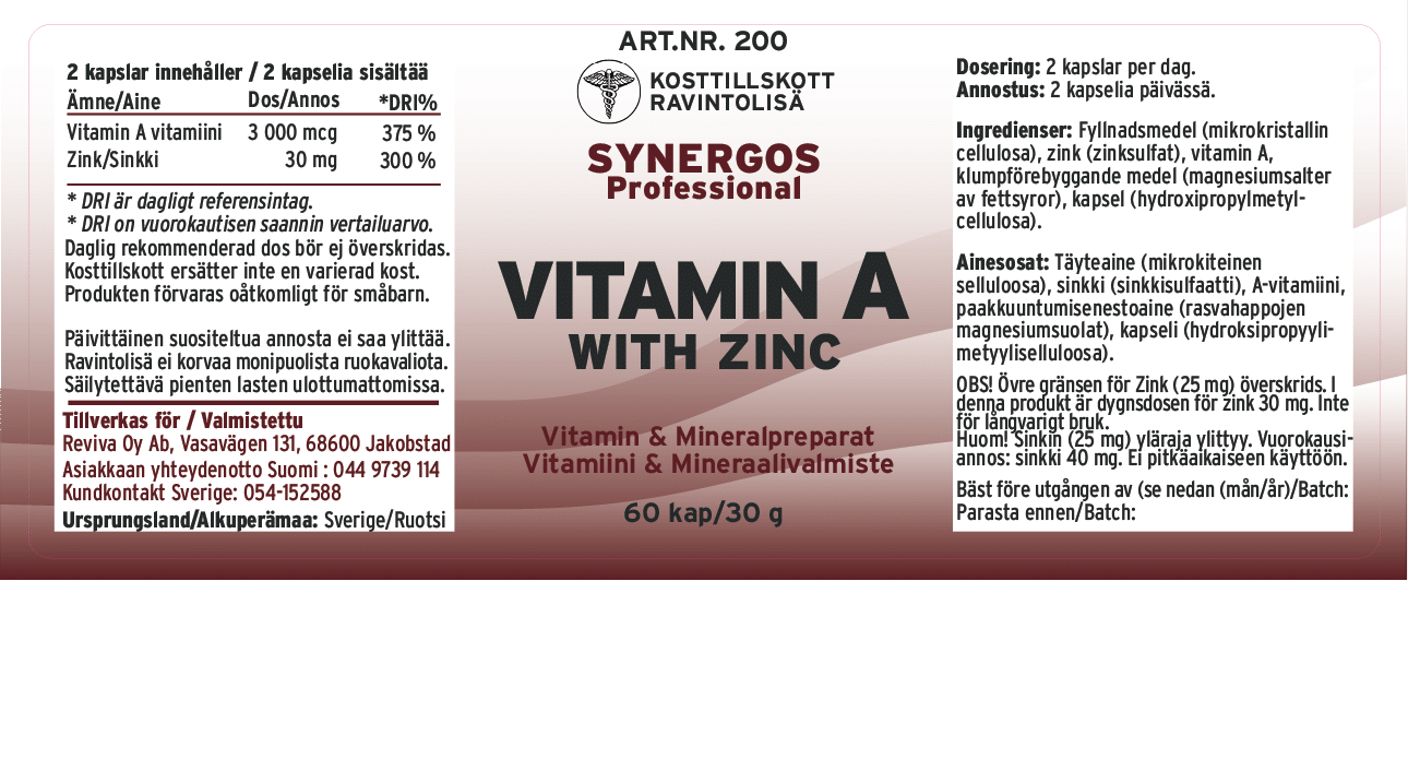 A-vitamin. Synergos - Bild 2