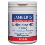 L-Histidine HCl 500mg - Lamberts