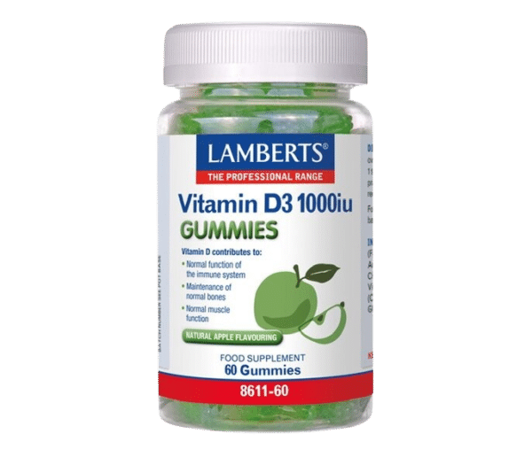 Vitamin D3 1000iu Gummies - Lamberts
