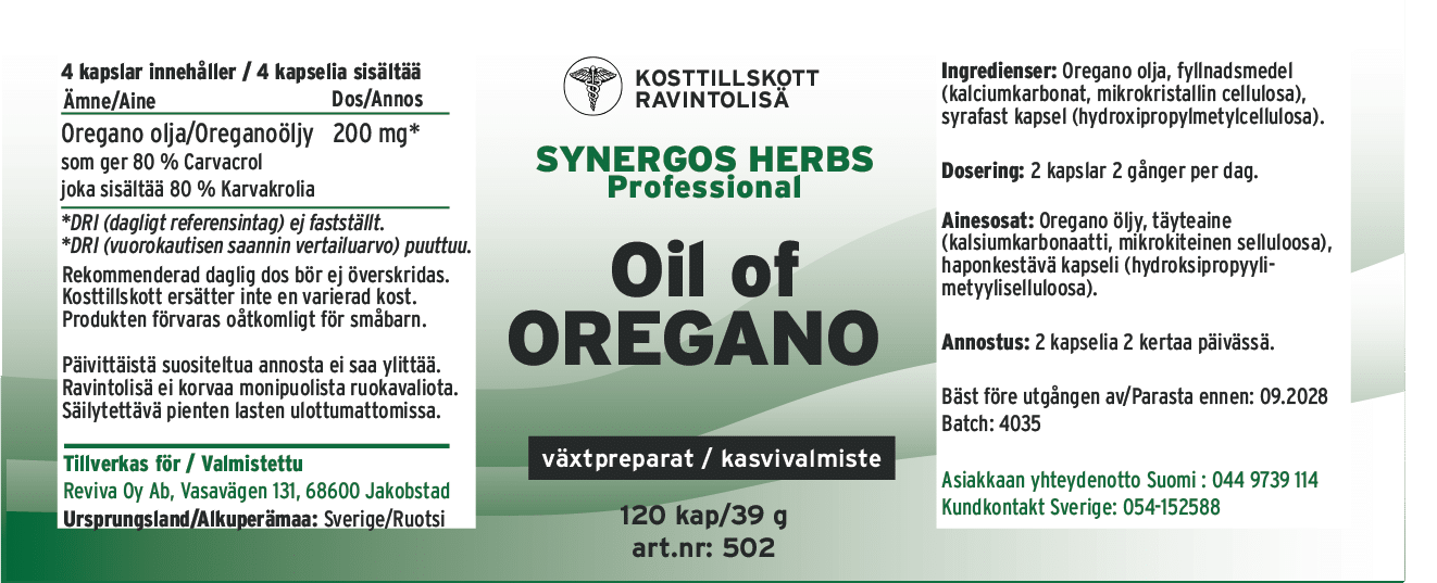 Oil of Oregano - Oregano olja - Bild 2