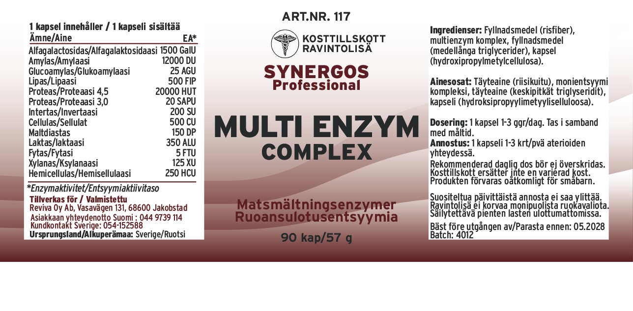 Multi Enzym Complex - Synergos - Bild 2