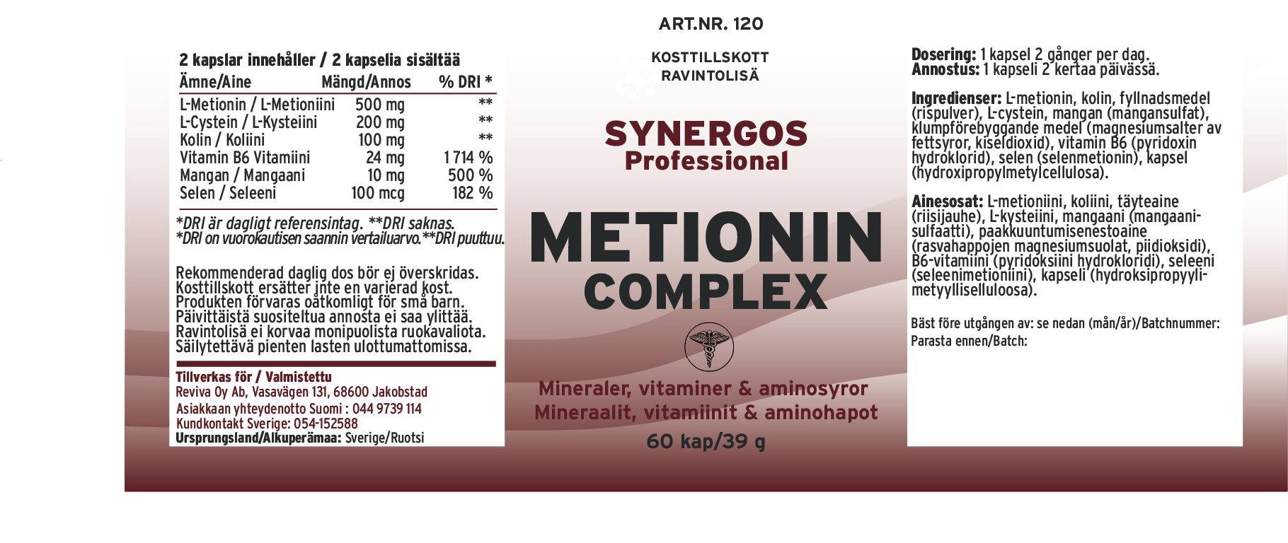 Metionin Complex - Synergos - Bild 2