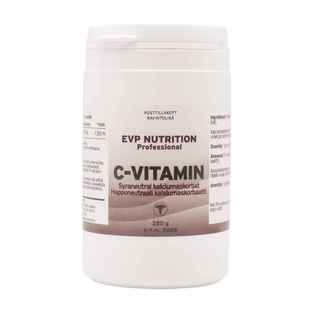 C-vitamiini Kalsiumaskorbaatti - EVP Nutrition