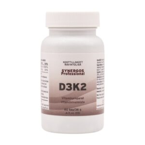 D3K2, D3-vitamin + K2-vitamin - Synergos