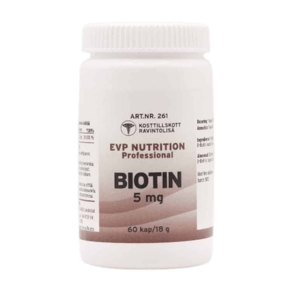 Biotin 5mg - EVP Nutrition