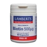 BIOTIN 500mcg - Lamberts BIOTIN 500mcg - Lamberts