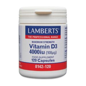 D3-vitamiini 4000 IU (100 µg) - Lamberts