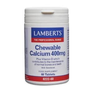 Kalsium purutabletteina 400 mg (sisältää D3-vitamiinia) – Lamberts