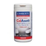 CalAsorb® Kalcium 800 mg (som citrat) plus vitamin D3 - Lamberts Calasorb - Kalciumcitrat - Lamberts