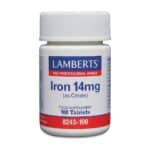 JÄRN 14mg (citrat) - Lamberts Järn 14 mg