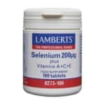 Selenium 200µg plus med vitamin A+C+E - Lamberts Selenium 200µg plus - Lamberts