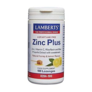 ZINK PLUS sugpastiller med vitamin C+B2 och bipropolis - Lamberts
