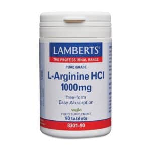 L-Arginiini HCl 1000 mg - Lamberts