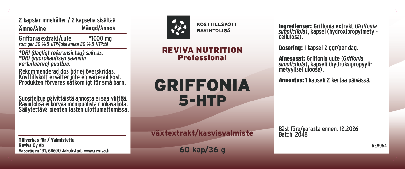 Griffonia 5-HTP - Reviva™ - Bild 2