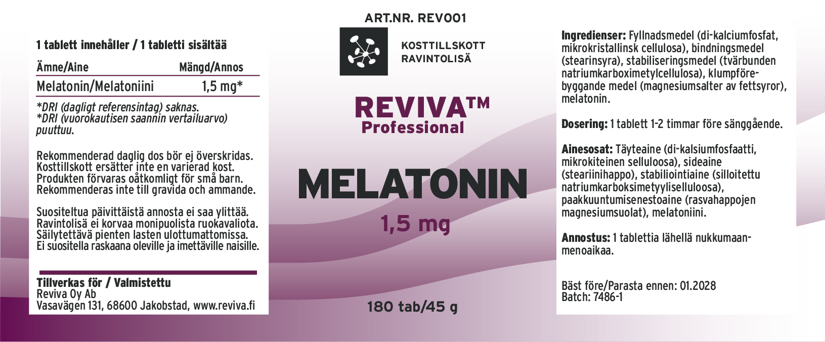 Melatonin - Reviva™ - Bild 2